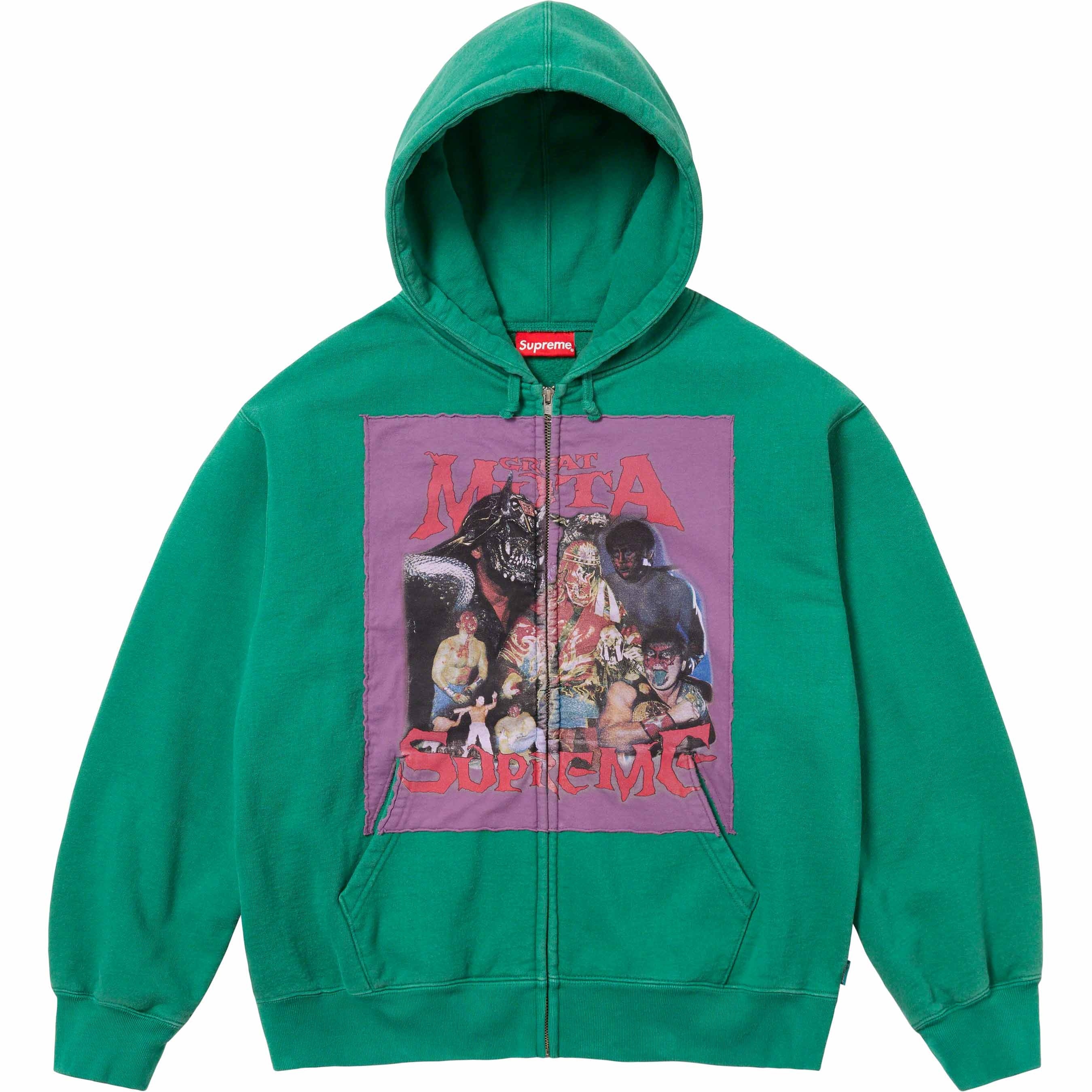 Muta Zip Up Hooded Sweatshirt view 6